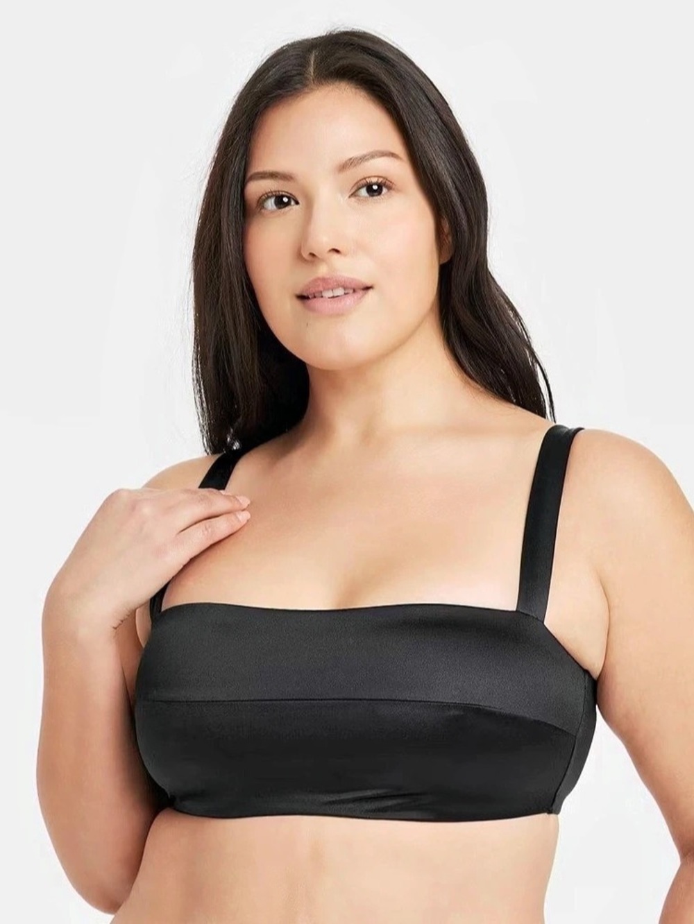 Auden Satin Square Neck Bralette